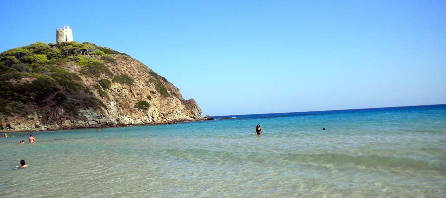 Le spiagge di Chia in Sardegna
