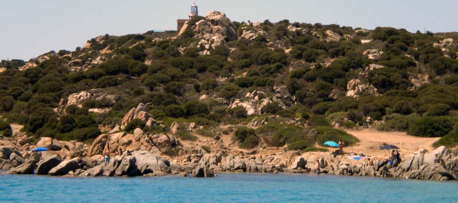 La costa di Chia Sardegna