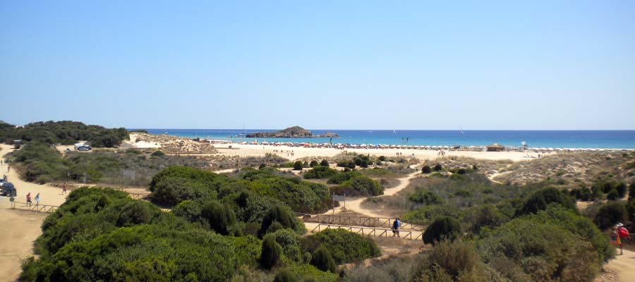 La costa di Chia Sardegna 3